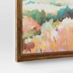 24"x30" Colorful Landscape Canvas Board Framed Art - Threshold™ -Haven Home Store GUEST e163c86a 9c11 4206 9882 5f37bde705be