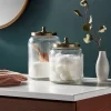 Medium Glass Bath Canister Brass - Threshold™