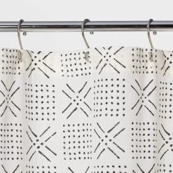 Shapes Shower Curtain White - Threshold™ -Haven Home Store GUEST e38afc4b 73d9 4b36 99e0 d504cc95dd92