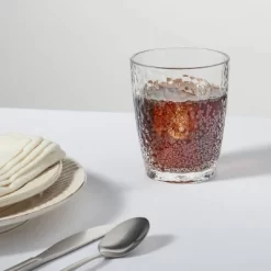 Plastic Textured Short Tumbler 13oz - Threshold™: Reusable Acrylic Drinkware, Dishwasher-Safe, Cold Beverages