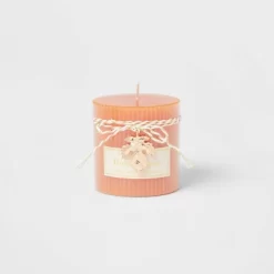 Ribbed Pillar Pumpkin Spice Candle - Threshold™ -Haven Home Store GUEST e467f067 2ab8 486b 8756 c7488700fa1b