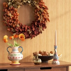 Painted Ceramic Vase - Threshold™