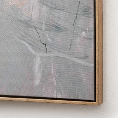 24" X 30" Natural Abstract Markings Framed Wall Art - Threshold™ Designed With Studio McGee 2 24" X 30" Natural Abstract Markings Framed Wall Art - Threshold™ Designed With Studio McGee - Image 2