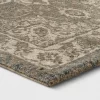 Medallion Jewel Boarder Persian Rug Cream/Gray - Threshold