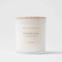 Wood Lidded Glass Wellness Daydream Candle - Threshold™ -Haven Home Store GUEST e7678411 c900 447e 88b9 57b15bd05ed0