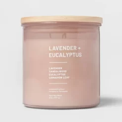 Glass Jar Lavender And Eucalyptus Candle - Threshold™ -Haven Home Store GUEST e81489c4 059a 4f25 9afd 98f3df3af24b