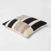 Oversized Blocked Woven Square Throw Pillow - Threshold™