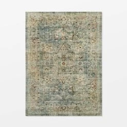 Ledges Digital Floral Print Distressed Persian Rug Green - Threshold™ Designed By Studio McGee -Haven Home Store GUEST eafd3dca 0c26 4adc 8ff9 086ab3b619ea