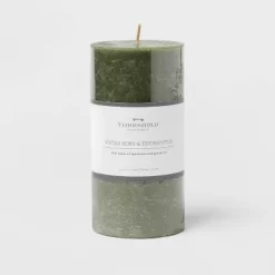 Pillar Candle Water Mint & Eucalyptus Green - Threshold™ -Haven Home Store GUEST eb62ccc5 3893 4d1a adca 151ee7e678f3