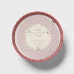 13oz Footed Textured Ceramic Dish With Dustcover Peony Rose Water & Freesia Pink - Threshold™ 5 13oz Footed Textured Ceramic Dish With Dustcover Peony Rose Water & Freesia Pink - Threshold™ -Haven Home Store GUEST eb87a0a5 6a53 40c2 940e 8e0616399c3d