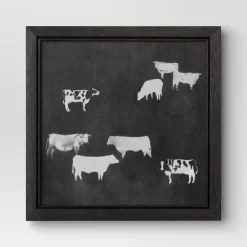 (Set Of 2) 12" X 12" Cow Collection II Framed Wall Canvases - Threshold™ 7 (Set Of 2) 12" X 12" Cow Collection II Framed Wall Canvases - Threshold™ -Haven Home Store GUEST eba1d89c 78cc 4c5b 8c67 3a03cc2b6c22