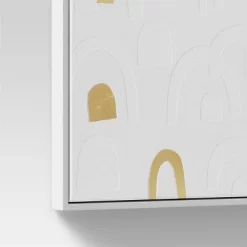 16" X 20" Rainbow Framed Wall Canvas Gold - Threshold™ -Haven Home Store GUEST ecb349fe 7ee7 439d af21 a718f87e8b11