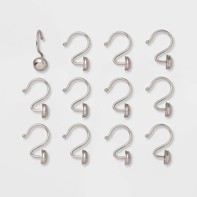 Rust Proof Button Shower Hook - Threshold™ 2 Rust Proof Button Shower Hook - Threshold™ - Image 2