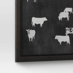 (Set Of 2) 12" X 12" Cow Collection II Framed Wall Canvases - Threshold™ 9 (Set Of 2) 12" X 12" Cow Collection II Framed Wall Canvases - Threshold™ -Haven Home Store GUEST ed6cea91 4424 4805 8aee 4c4271b75676