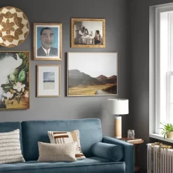 16" X 20" Self Portrait II By Horace Pippin Vintage Framed Wall Cotton Canvas Gold - Threshold™