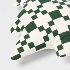 Holiday Tree Shaped Decorative Throw Pillow Green - Threshold™ 5 Holiday Tree Shaped Decorative Throw Pillow Green - Threshold™ -Haven Home Store GUEST f0e7e807 d55b 44f8 9c28 86a2fc59de58