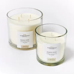 Clear Glass Masala Rose Candle White - Threshold™ Designed With Studio McGee -Haven Home Store GUEST f2b77a6d 4874 4289 ae4b 159dc54bc650
