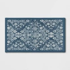 Vintage Print Comfort Rug Blue - Threshold™ -Haven Home Store GUEST f437994b 06fa 4df6 84f2 e90cb16dba7b