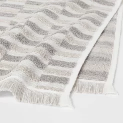 Checkerboard Towel Gray/White - Threshold™ -Haven Home Store GUEST f78af8d2 97f3 4a95 b671 49a5d0fa1c3e
