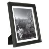 10.375" X 12.375" Matted To 8" X 10" Basic Foundational Frame Black - Threshold™