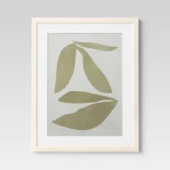 (Set Of 2) 16" X 20" Leaf Framed Wall Art Set Natural - Threshold™ -Haven Home Store GUEST f854284d 9e45 4d12 bfa0 09a9d210d1ff