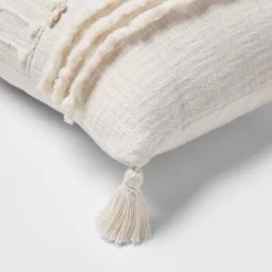 Oversized Oblong Woven Knotted Fringe Decorative Throw Pillow Natural - Threshold™: Cotton, Indoor Rectangle Accent Pillow 5 Oversized Oblong Woven Knotted Fringe Decorative Throw Pillow Natural - Threshold™: Cotton, Indoor Rectangle Accent Pillow -Haven Home Store GUEST f8f25278 aa7a 4db5 807c 109d5170ba86