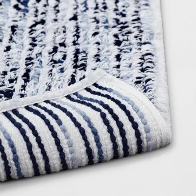 20"x32" Spacedye Striped Bath Rug - Threshold™ 3 20"x32" Spacedye Striped Bath Rug - Threshold™ - Image 3
