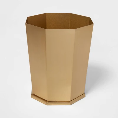 Bathroom Wastebasket Gold - Threshold™ 2 Bathroom Wastebasket Gold - Threshold™ - Image 2