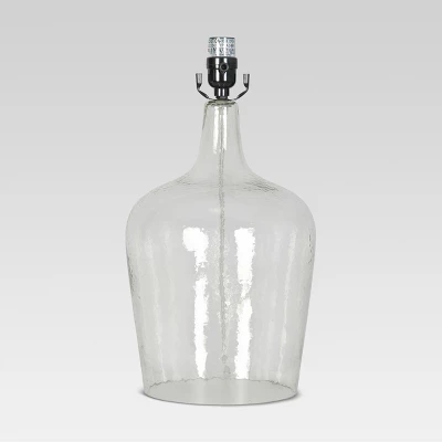 Artisan Glass Jug Large Lamp Base Clear - Threshold 3 Artisan Glass Jug Large Lamp Base Clear - Threshold - Image 3