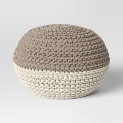 Cloverly Chunky Knit Pouf - Threshold -Haven Home Store GUEST fb49b17f db39 4956 a41c 9ae43383d562
