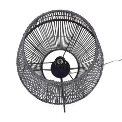 Diamond Tripod Floor Lamp Black With Rattan Shade (Includes LED Light Bulb) - Threshold™: Nautical Standing Illumination -Haven Home Store GUEST fdd99da4 1eb6 4ca9 8363 f65a40cfc09f