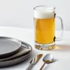 16 Fl Oz 2pk Glass Beer Mugs - Threshold™: Traditional Clear Drinkware, Dishwasher-Safe, BPA & Lead-Free