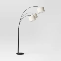 Avenal 3-Head Shaded Arc Floor Lamp Black - Threshold™ -Haven Home Store GUEST fe123fcf 6ac6 48b7 bb18 feb836d7775f