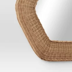 30"x33" Woven Wall Mirror - Threshold™ -Haven Home Store GUEST fecc4ff9 5813 48ed 9578 5d204e5658f5