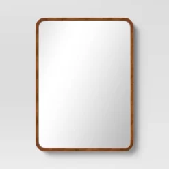 22" X 30" Rounded Corner Wood Wall Mirror - Threshold™ 11 22" X 30" Rounded Corner Wood Wall Mirror - Threshold™ -Haven Home Store GUEST ff7bba8e 74ae 4afc b36b 07071d1075dc