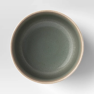 Stoneware Tilley Cereal Bowl Olive Green - Threshold™ 2 Stoneware Tilley Cereal Bowl Olive Green - Threshold™ - Image 2