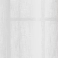1pc 54"x84" Sheer Contrast Edge Window Curtain Panel White/Natural - Threshold™ -Haven Home Store GUEST fff1ace0 0ef0 41d9 913d 135bd76d977f